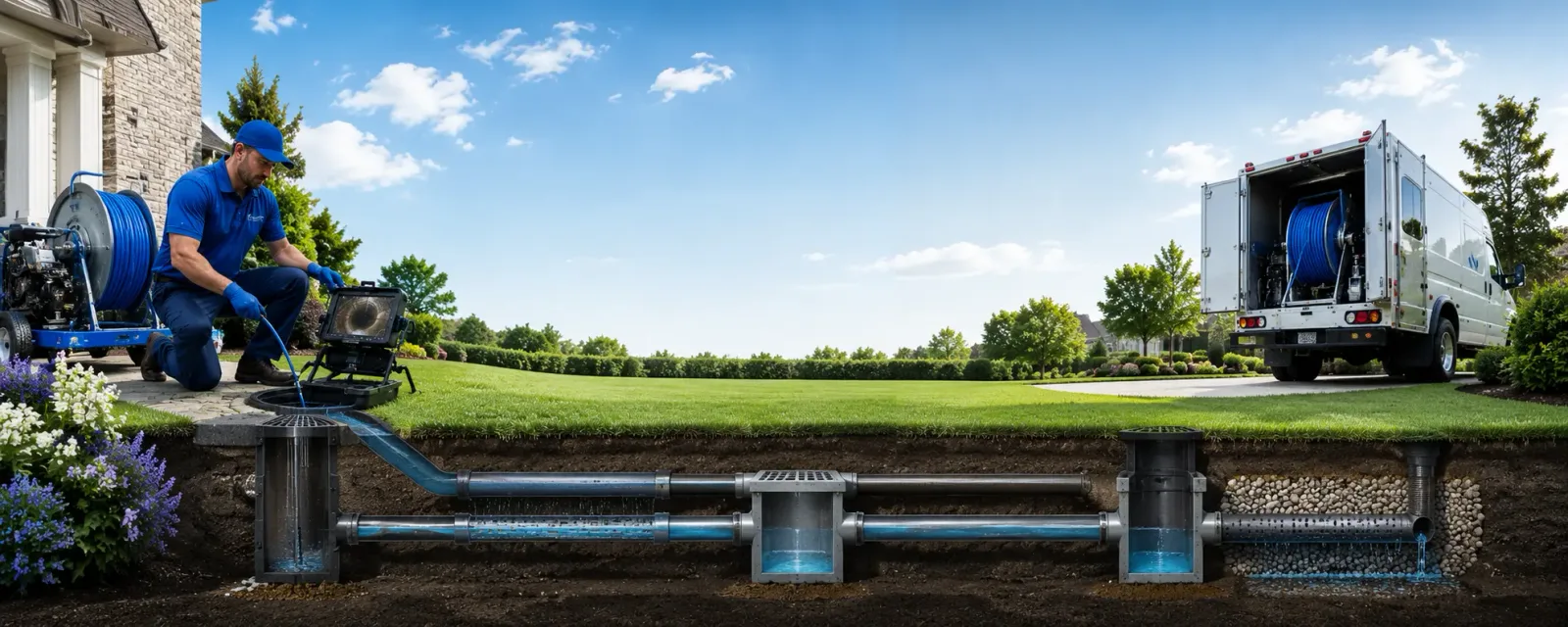 Outdoor drain cleaning information for Sabin, MN